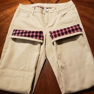 Womens Natural Reflections Fleece Lined Jeans/Khakis